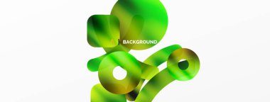 Metalik parlak geometrik yüzeyler, yuvarlak şekiller ve daireler. Duvar kağıdı, afiş, arkaplan, kart, kitap illüstrasyonu, iniş sayfası için dijital ağ geleceksel şablonu