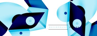 Yaratıcı parlak geometrik duvar kağıdı. Asgari soyut arkaplan. Daire çizgileri, duvar kağıdı arkaplanı veya iniş sayfası için kompozisyon vektör ilüstrasyonunu şekillendirir