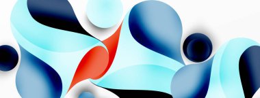 Geometrik yuvarlak şekiller ve soyut çemberler. Yapay zeka teknolojisi, engelleme zinciri, iletişim için duvar kağıdı, 5G, bilim, iş