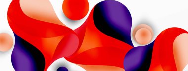 Akan geometrik şekiller, minimalist soyut arkaplanı oluşturur. Yuvarlak şekiller ve daireler. Yapay zeka teknolojisi, engelleme zinciri, iletişim için duvar kağıdı, 5G, bilim, iş