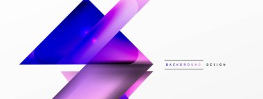 Dinamik 3d geometrik soyut arkaplan. Üçgenler ve diğer basit formlar. Duvar Kağıdı, Sancak, Arkaplan, Kart, Kitap İllüstrasyonu, İniş Sayfası