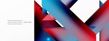 Dinamik 3d geometrik soyut arkaplan. Üçgenler ve diğer basit formlar. Duvar Kağıdı, Sancak, Arkaplan, Kart, Kitap İllüstrasyonu, İniş Sayfası