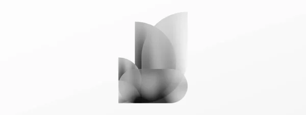 Modèle Futuriste Web Numérique Composition Cercle Fond Abstrait Illustration Vectorielle — Image vectorielle