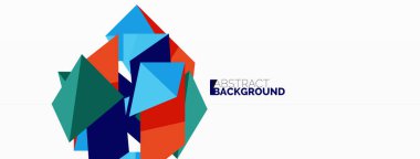 Soyut çizgi ve üçgen arkaplan. Yaratıcı geometrik soyut arkaplan. Duvar kağıdı, afiş, arkaplan veya iniş için iş şablonu