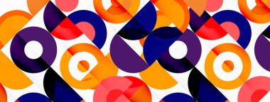 Temiz bir çember arka planı. Duvar kağıdı, pankart, arkaplan veya iniş için renkli şablon