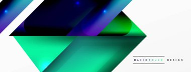 Dinamik 3d geometrik soyut arkaplan. Üçgenler ve diğer basit formlar. Duvar Kağıdı, Sancak, Arkaplan, Kart, Kitap İllüstrasyonu, İniş Sayfası