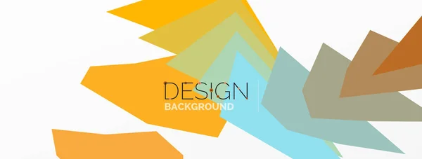 Background Creative Geometric Shapes Composition Gradient Effect Wallpaper Concept Technology — Stock Vector