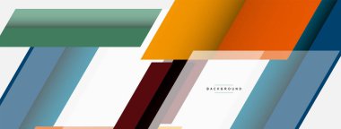 Geçmişi. Geometrik köşegen şekiller ve çizgiler soyut bileşim. Duvar kağıdı afişi veya iniş sayfası için vektör illüstrasyonu