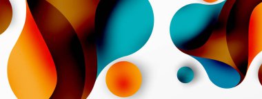 Geometrik yuvarlak şekiller ve soyut çemberler. Yapay zeka teknolojisi, engelleme zinciri, iletişim için duvar kağıdı, 5G, bilim, iş