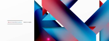 Dinamik 3d geometrik soyut arkaplan. Üçgenler ve diğer basit formlar. Duvar Kağıdı, Sancak, Arkaplan, Kart, Kitap İllüstrasyonu, İniş Sayfası