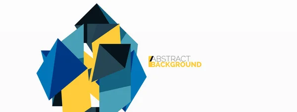Creatief Geometrisch Behang Samenstelling Van Abstracte Lintlijnen Techno Business Template — Stockvector