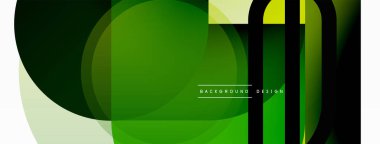 Yaratıcı geometrik duvar kağıdı. Asgari çember üçgen ve kare çizgi soyut arkaplan. Duvar kağıdı afişi veya iniş sayfası için vektör illüstrasyonu