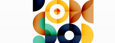 Temiz bir çember arka planı. Duvar kağıdı, pankart, arkaplan veya iniş için renkli şablon