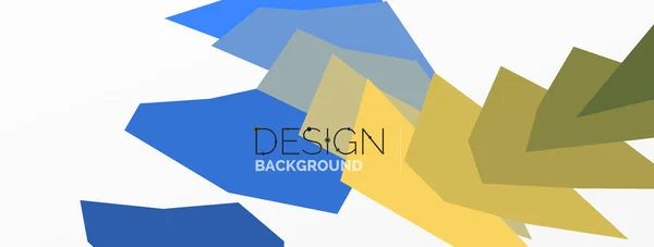 Background Creative Geometric Shapes Composition Gradient Effect Wallpaper Concept Technology — Stock Vector
