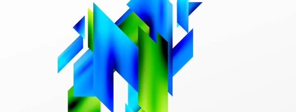 Fondo Moderno Minimalista Abstracto Diseño Patrones Geométricos Efectos Sombra Ilustración — Vector de stock