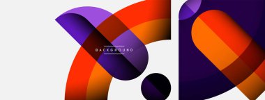 Moda şekilleri, renk minimal tasarım bileşimi, duvar kağıdı afişi veya iniş sayfası için çizgiler ve gölgeler