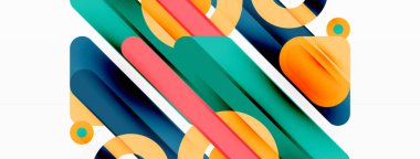 Çizgiler geometrik arkaplan. Çizgiler ve halkalar kompozisyon iş şablonu Duvar kağıdı, afiş, arkaplan veya iniş için