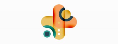 Yaratıcı geometrik duvar kağıdı. Minimum baloncuk oku ve çemberin soyut arkaplanı. Duvar kağıdı, afiş, arkaplan veya iniş için tekno iş şablonu