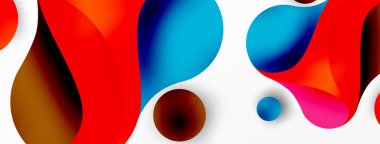 Geometrik yuvarlak şekiller ve soyut çemberler. Yapay zeka teknolojisi, engelleme zinciri, iletişim için duvar kağıdı, 5G, bilim, iş