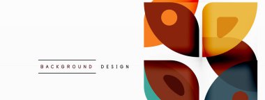 Çizgiler, kareler, daireler ve üçgenler. Duvar kağıdı, pankart, arkaplan, sunum veya iniş sayfası için Geometrik soyut arkaplan