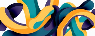 Yaratıcı geometrik duvar kağıdı. Sıvı dalga sıvısı arka planı şekillendirir. Duvar kağıdı, afiş, arkaplan veya iniş için tekno iş şablonu