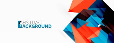 Yaratıcı geometrik duvar kağıdı. Soyut kurdele biçimi kompozisyonu. Duvar kağıdı, afiş, arkaplan veya iniş için tekno iş şablonu