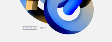 Soyut arkaplanı çember içine al. Duvar kağıdı afişi arkaplan kartı veya iniş sayfası için vektör illüstrasyonu