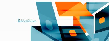 Soyut çizgi ve üçgen arkaplan. Yaratıcı geometrik soyut arkaplan. Duvar kağıdı, afiş, arkaplan veya iniş için iş şablonu