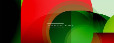 Yuvarlak üçgen çizgileri ve daireleri şekillendirir. Duvar kağıdı afişi arkaplanı veya iniş sayfası için Geometrik vektör çizimi