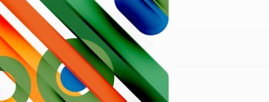 Çizgiler geometrik arkaplan. Çizgiler ve halkalar kompozisyon iş şablonu Duvar kağıdı, afiş, arkaplan veya iniş için