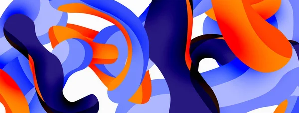 Papier Peint Géométrique Créatif Formes Éclaboussures Fond Composition Modèle Entreprise — Image vectorielle