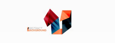 Soyut çizgi ve üçgen arkaplan. Yaratıcı geometrik soyut arkaplan. Duvar kağıdı, afiş, arkaplan veya iniş için iş şablonu