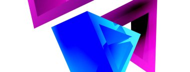 3d üçgen soyut arkaplan. Temel şekil teknolojisi ya da iş konsepti bileşimi. Duvar kağıdı, afiş, arkaplan veya iniş için moda tekno iş şablonu