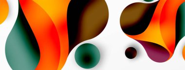 Geometrik yuvarlak şekiller ve soyut çemberler. Yapay zeka teknolojisi, engelleme zinciri, iletişim için duvar kağıdı, 5G, bilim, iş