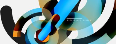 Soyut arkaplanı çember içine al. Duvar kağıdı afişi arkaplan kartı veya iniş sayfası için vektör illüstrasyonu