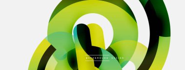 Soyut arkaplanı çember içine al. Duvar kağıdı afişi arkaplan kartı veya iniş sayfası için vektör illüstrasyonu