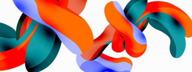 Yaratıcı geometrik duvar kağıdı. Sıçrama şekilleri kompozisyon arkaplanı. Duvar kağıdı, afiş, arkaplan veya iniş için tekno iş şablonu