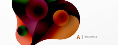 Akan geometrik şekiller, minimalist soyut arkaplanı oluşturur. Yuvarlak şekiller ve daireler. Yapay zeka teknolojisi, engelleme zinciri, iletişim için duvar kağıdı, 5G, bilim, iş