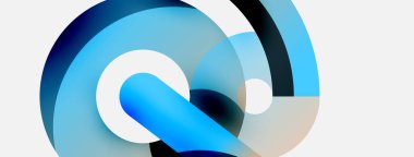 Soyut arkaplanı çember içine al. Duvar kağıdı afişi arkaplan kartı veya iniş sayfası için vektör illüstrasyonu