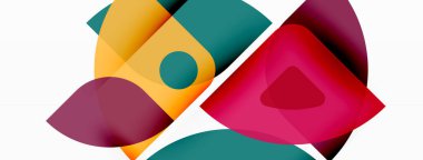 Çizgiler, kareler, daireler ve üçgenler. Duvar kağıdı, pankart, arkaplan, sunum veya iniş sayfası için Geometrik soyut arkaplan