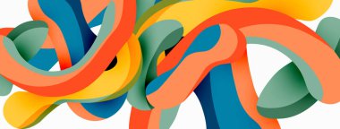 Yaratıcı geometrik duvar kağıdı. Sıvı dalga sıvısı arka planı şekillendirir. Duvar kağıdı, afiş, arkaplan veya iniş için tekno iş şablonu