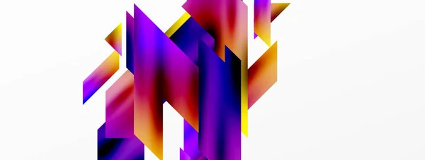 Moderne Fond Abstrait Minimaliste Mode Motif Géométrique Effets Ombre Illustration — Image vectorielle