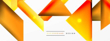 Dinamik 3d geometrik soyut arkaplan. Üçgenler ve diğer basit formlar. Duvar Kağıdı, Sancak, Arkaplan, Kart, Kitap İllüstrasyonu, İniş Sayfası