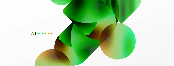 Effets Transparents Fond Abstrait Géométrique Papier Peint Minimaliste Bannière Fond — Image vectorielle