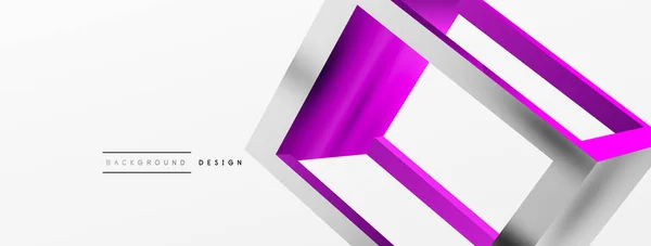 Cube Shapes Vector Geometric Background Trendy Techno Business Template Wallpaper — Stockový vektor