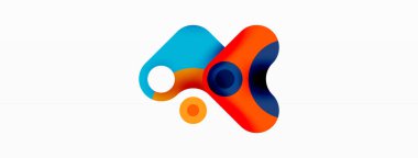 Yaratıcı geometrik duvar kağıdı. Minimum baloncuk oku ve çemberin soyut arkaplanı. Duvar kağıdı, afiş, arkaplan veya iniş için tekno iş şablonu