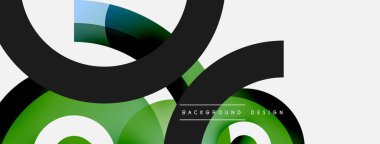 Soyut arkaplanı çember içine al. Duvar kağıdı afişi arkaplan kartı veya iniş sayfası için vektör illüstrasyonu