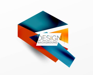 Arka plan soyut örtüşen şekiller. Duvar kağıdı afişi veya iniş sayfası için en düşük bileşim vektör ilüstrasyonuName