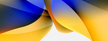 Akışkan renk soyut arkaplanı. Sıvı eğimleri, dalga desenleri. Duvar kağıdı, afiş, arkaplan veya iniş için moda tekno iş şablonu