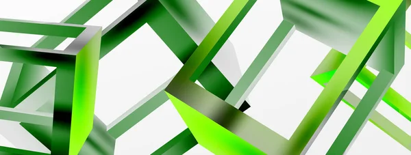 Cube Shapes Vector Geometric Background Trendy Techno Business Template Wallpaper — Stock vektor